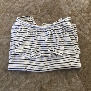 off the shoulder, form fitting